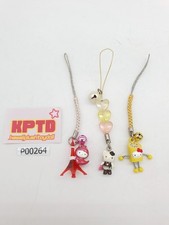 Hello Kitty P264 Tokyo Kitty Sanrio 2005 Charms Keychains Lots of 3 Toy Japan