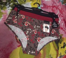 3 NEW PRIMA VALENTINA 84314 BWNFL NO PANTY LINES MICROFIBER HIPSTER PANTIES S