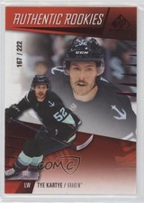 2023 Upper Deck SP Game Used Authentic Rookies Red 167/222 Tye Kartye #237 1mz4