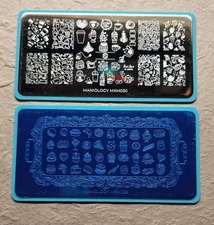 Maniology MXM029 MXM030 Coffee Tea Corner Cafe Pastry Party Nail Stamping Plates