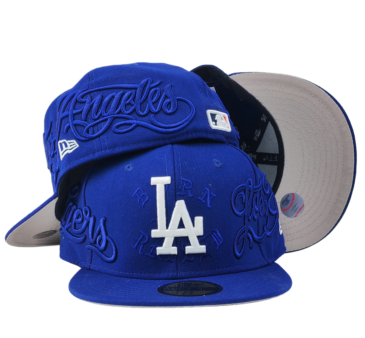 Born x Raised LA Logo Allover Sewn Los Angeles Dodgers 59FIFTY