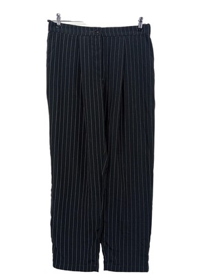 H&M Stoffhose Damen Hose Gr. DE 44 schwarz Business-Look