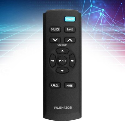 2 Stück RUE-4202 Ersatz Fernbedienung Kompatibel für Alpine Autoradio HD137BT