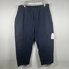 Universal Standard Karlee Twill Pants Womens M Blue Cargo Stretch