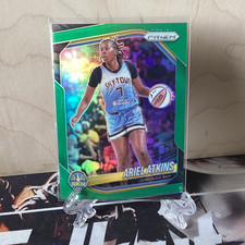 Panini 2025 Prizm WNBA Green Parallel Ariel Atkins #13 Chicago Sky