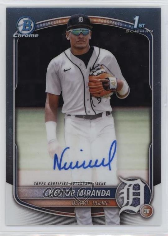 2025 Bowman Chrome Prospect Nestor Miranda #CPA-NM Auto 0w8p