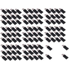 Bulk 2 AA Battery Holder with Wire Leads - 100 Pack