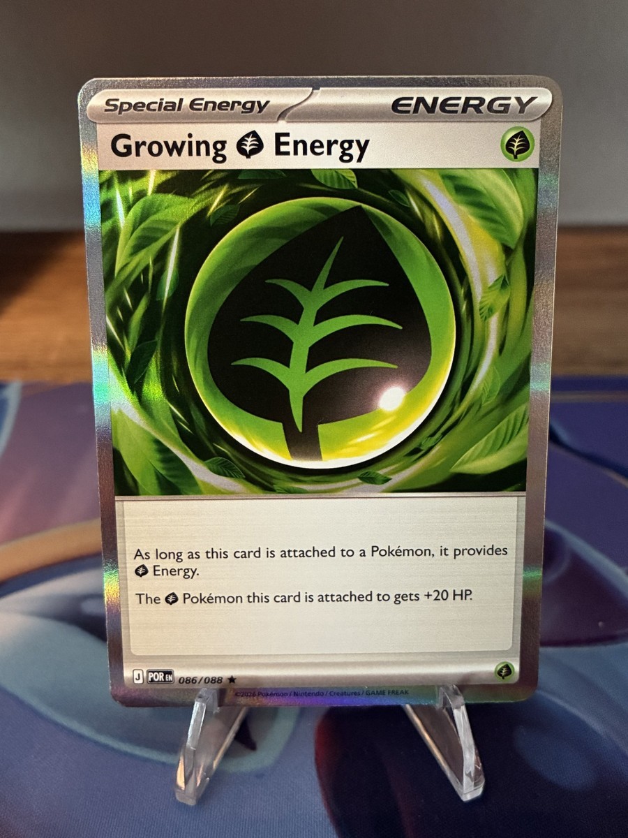 Pokemon - Growing Energy 086/088 - Holo Rare - Me03: Perfect Order