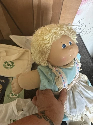 New Listing1985 Cabbage Patch Kids Doll Holland Dutch World Traveler Blond Hair