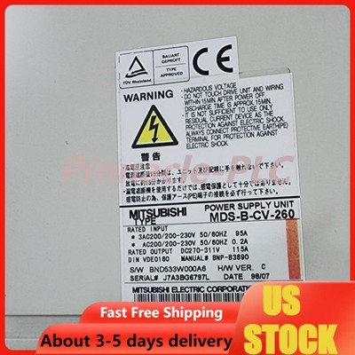 MITSUBISHI MDS-B-CV-260 POWER SUPPLY EXCELLENT WORKING FREE SHIP  US Free TAX