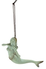  CLEARANCE Resin Mermaid Themed Holiday Tree Hanging Ornament