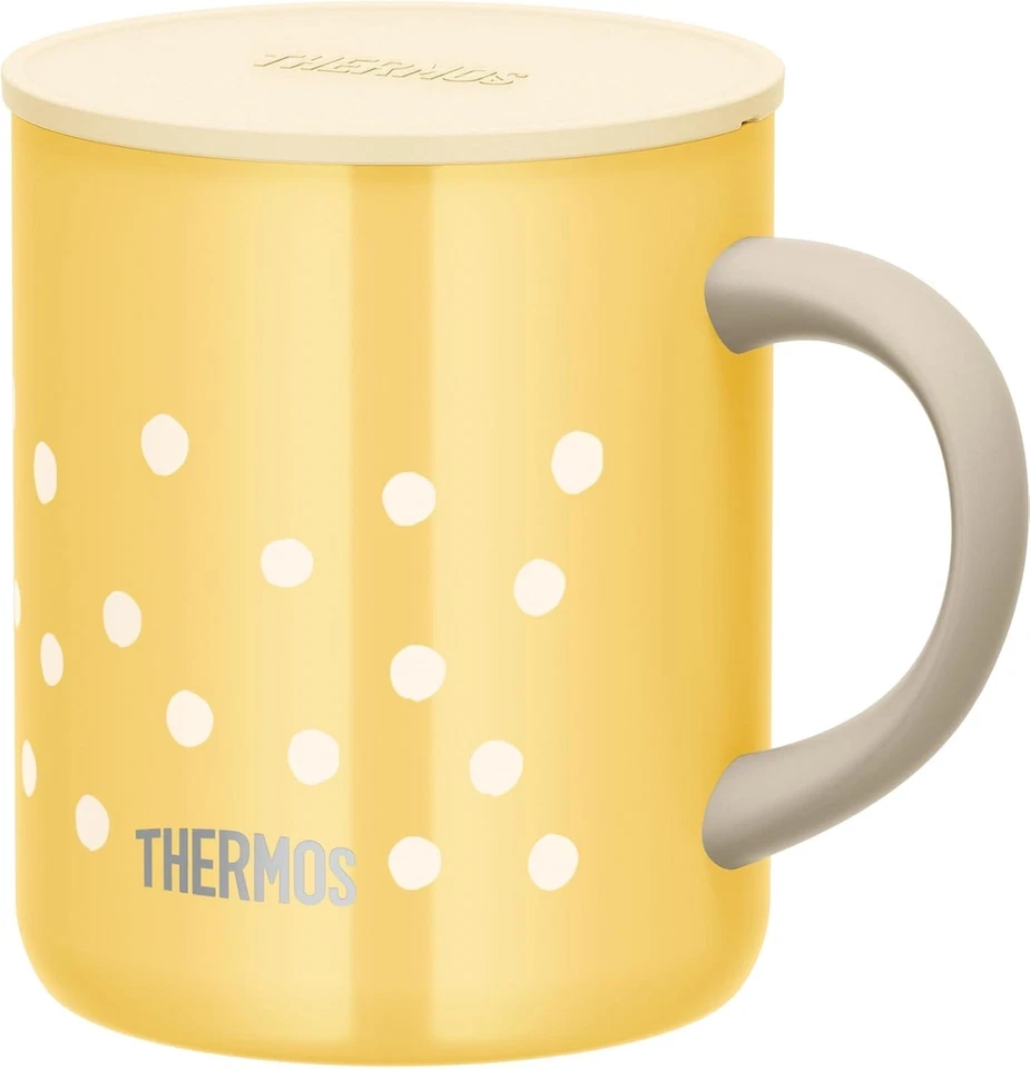 Taza de bebida fría caliente aislamiento al vacío THERMOS con mango 350 ml JDG-352LTD NUEVA Foto 3 de 4