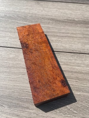 Hawaiian Curly Figured Koa Wood Knife Scales - Handle Block - Old Growth Kauai