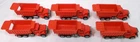 Vintage Hot Wheels Red Dump Truck 1/64 Scale 6 Loose 1979 Malaysia Vehicle Lot