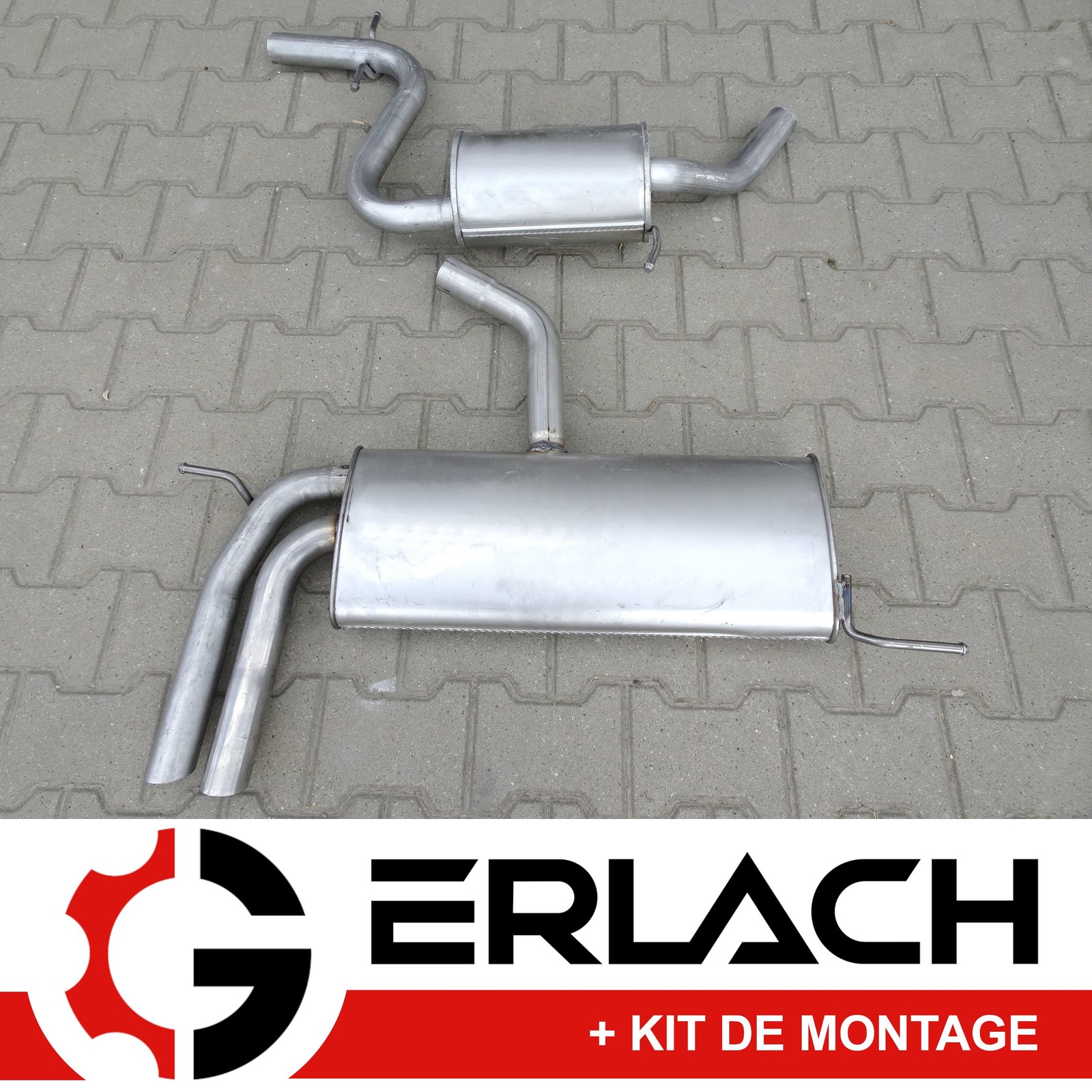 Echappement silencieux Seat Altea 1.4 TSi pour reparer fuite pot 6464