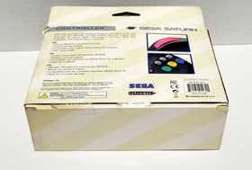 Retro-Bit Official Sega Saturn Controller Pad Original Port Slate Grey Authentic