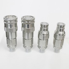3/8 - DIN 8L -Quick Connect Adapters Fitting Set For Mini Excavator Chinese USA