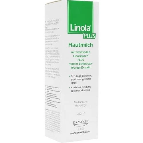 DR. AUGUST WOLFF GMBH & CO.KG ARZNEIMITTEL LINOLA plus Hautmilch, 200 ml