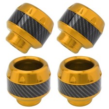 Windance 4pcs Universal Fork Frame Sliders Crash Protectors Wheel Crash Yellow