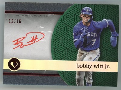 2024 Topps Diamond Icons Bobby Witt Jr. Polychromatink Red Auto /15