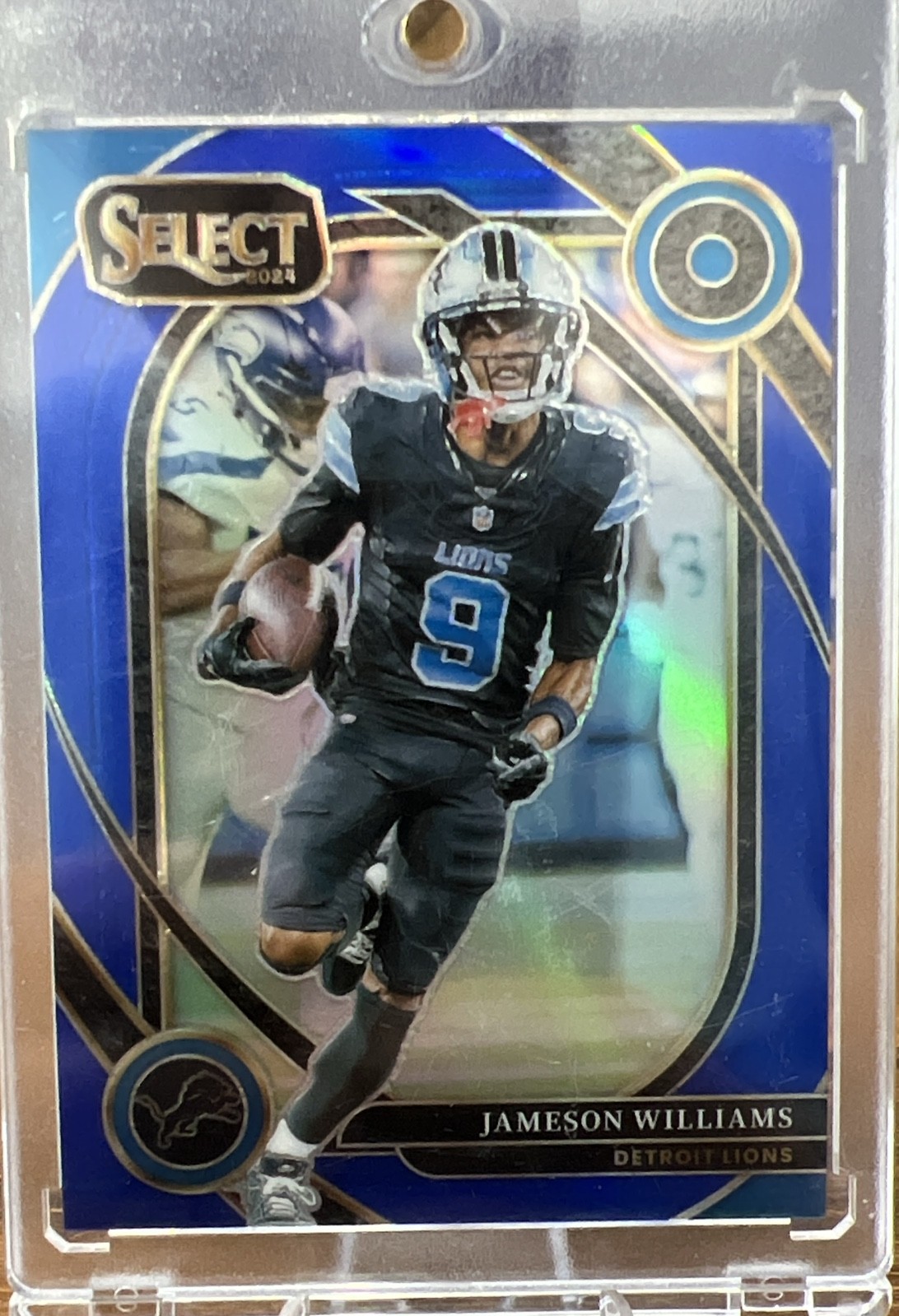 2024 Panini Select - Club Level Jameson Williams #267 Blue Prizm /99