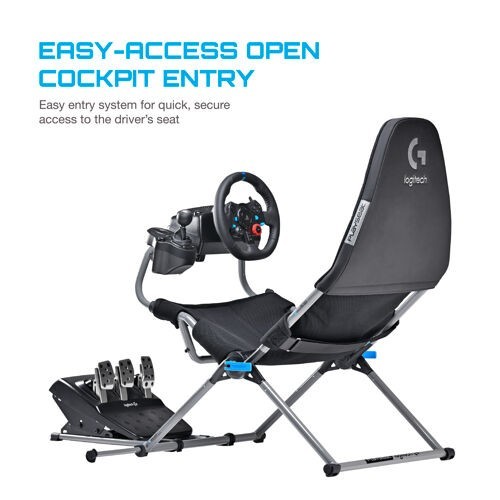 Playseat G.00248 Challenge X Logitech G Edition Black/Gray Folding