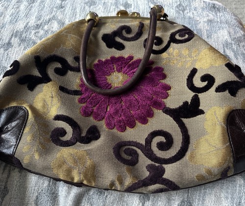 Glenda Gies Designer Gobelin Handtasche / Geldbeutel