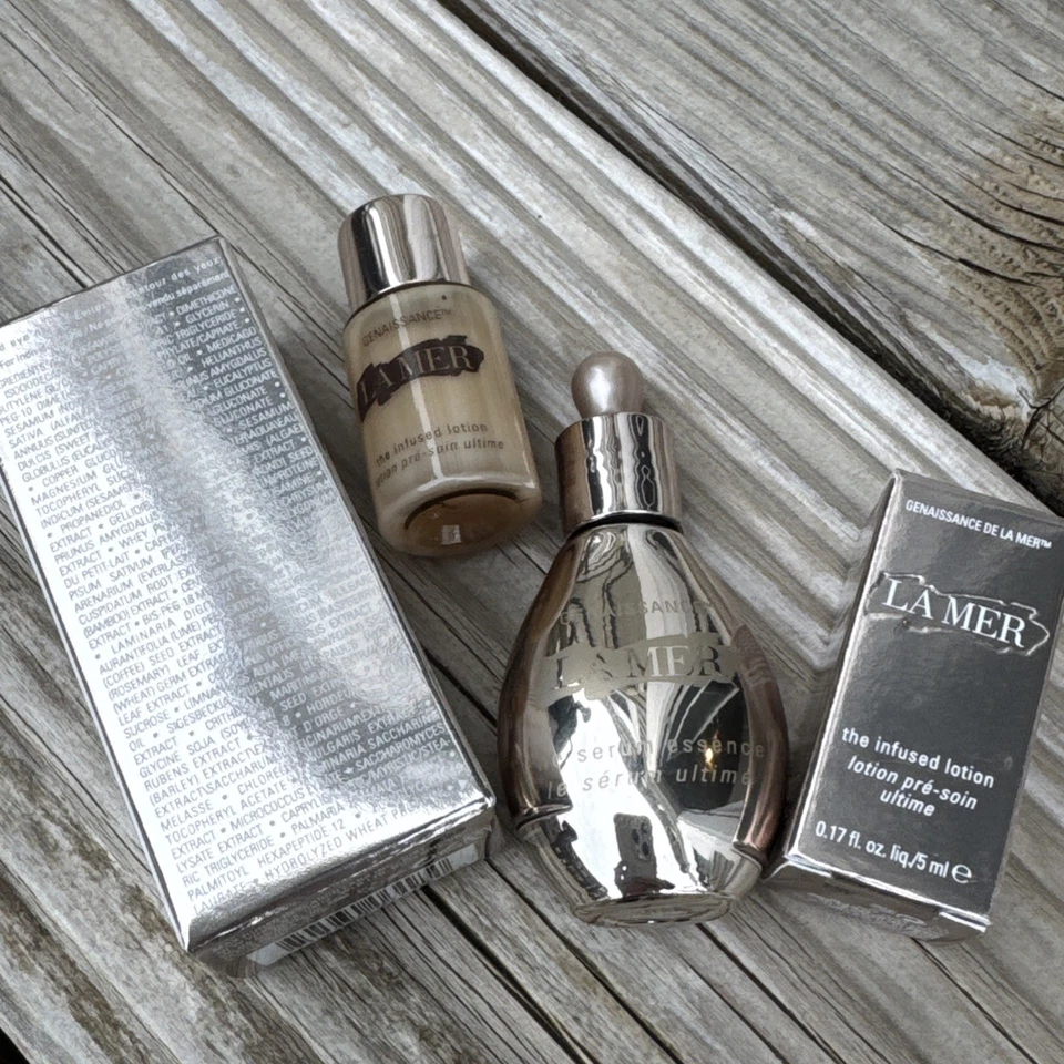 La Mer Genaissance de La Mer 精华精华 5 毫升 & The Infused 乳液 5 毫升 — 第 3/4 张图片