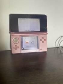 Nintendo 3DS Console Pink Edition With Charger And Happy Home Designer!