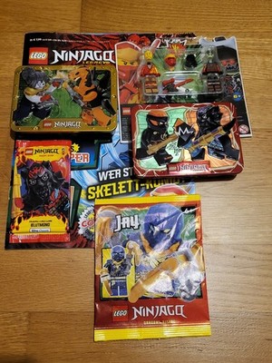 Lego Ninjago Legacy 2x Metallbox Box und Minifiguren.. NEU und ovp