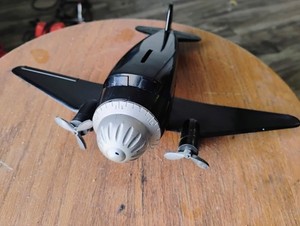 1930s dudley crafts New York bakelite bank airplane. 10 inch wide