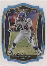 2020 Panini Select Premier Level Light Blue Prizm Die-Cut Randy Moss HOF 06y2