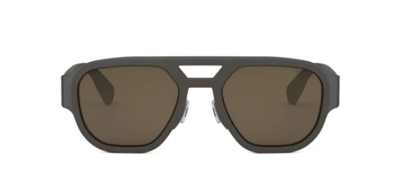 Gafas de sol Bulgari Bvlgari BV40023U 49E mate aluminio marrón oscuro Foto 2 de 2