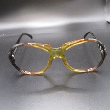 Givenchy Eyeglass Frames VI Women's Amber Brown Optyl Full Rim Canada Vintage