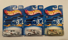 Lote de 3 camionetas Ford Harley Davidson 2000 Hot Wheels '56 panel #155