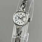 SEIKO Vintage Women's Watch 17mm Manual Wind Silver Dial 1140-0050 Cal.1140