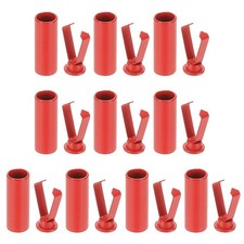 Shoe Lace Tips, 10 Pack Metal Alloy Shoelace Head, Red