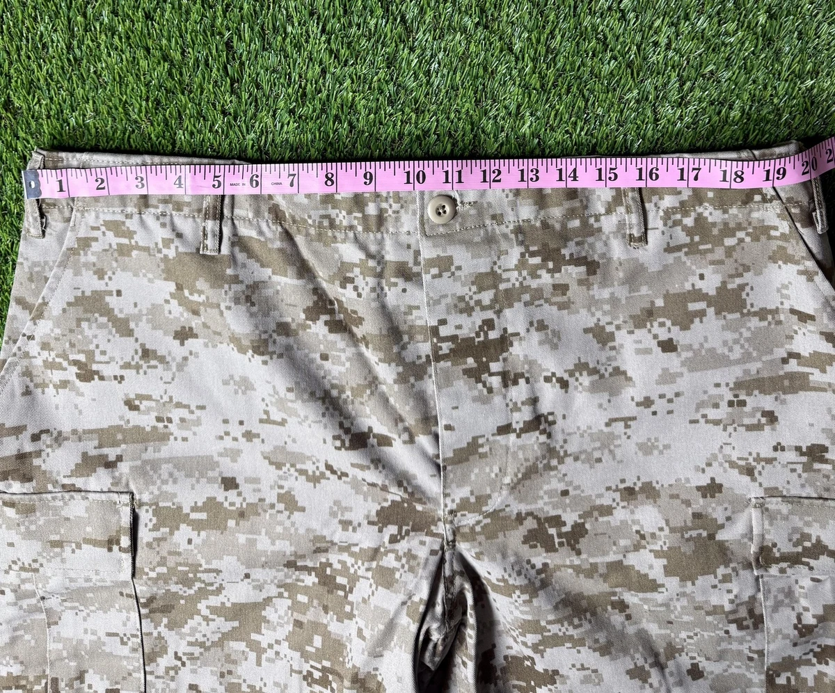 Pantalones Cortos de Carga TRU-SPEC Para Hombres XL Beige Digital Camuflaje Táctico Cintura Ajustable Ejército