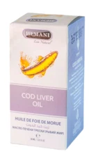 Hemani COD LIVER Oil, Natural Oil for Skin and Hair Care / زيت كبد الحوت