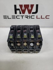  Lot Of 5 Square D QOB120 1 Pole 20A Bolt On Circuit Breaker