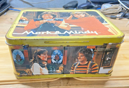 Mork & Mindy 1979 Vintage Lunch Box with Thermos & Stopper (Robin Williams)