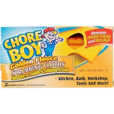 Chore Boy Golden Fleece Scrubbing Cloth, 2 ct-2 pk