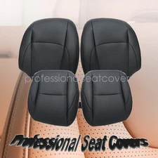 2007-2012 For LEXUS ES350 Driver & Passenger Perforated Leather Seat Cover Black