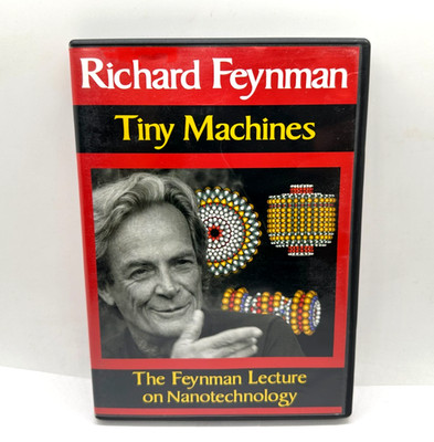 RARE Richard Feynman Tiny Machines Nanotechnology Lecture DVD OOP