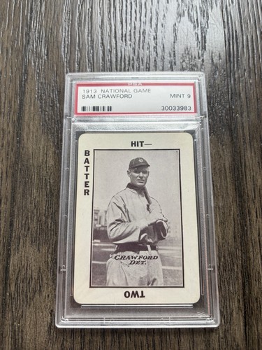 Sam Crawford 1913 National Game card