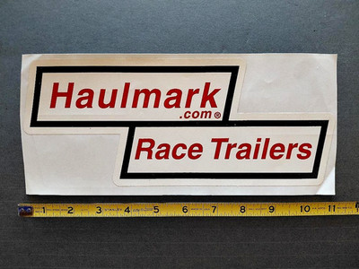 ''Haulmark Race Trailers'' Vintage Drag Racing Sticker ** NHRA U.S. NATIONALS INDY