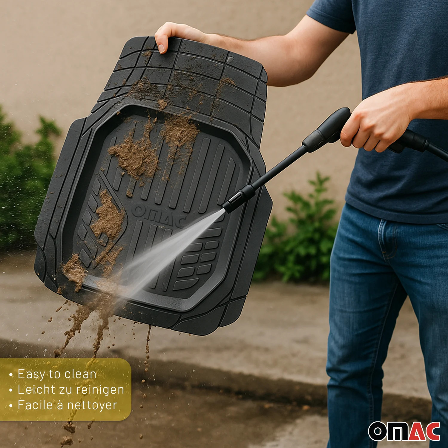 Semi-Custom fit Floor Mats & Cargo Liner for Mercedes EQC 2021-2023 Black