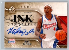 2009 SP Signature Edition Inkcredible MIKE TAYLOR /499 #I-MT Auto