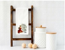 Funny Retro Sassy Kitchen Towel  pretend to be sober