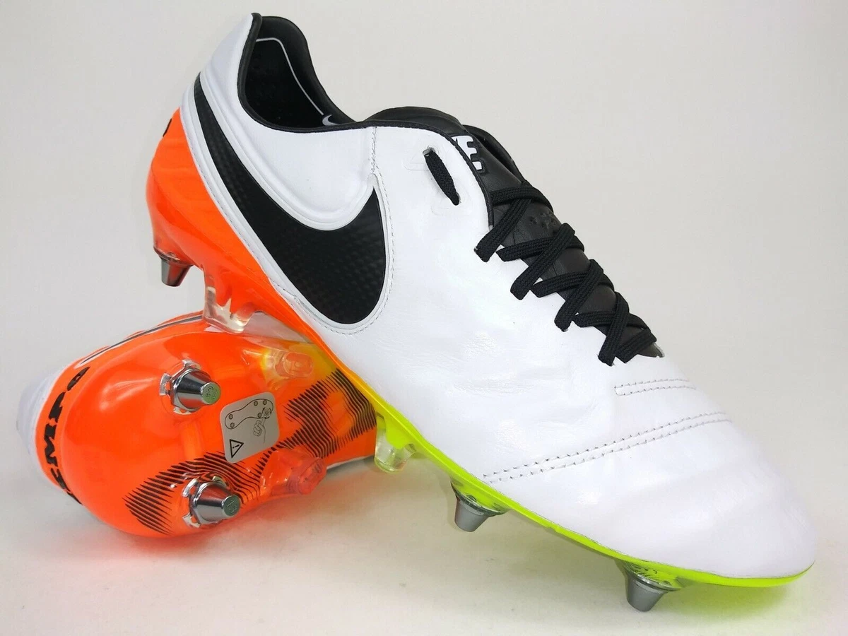 Nike Men Rare Tiempo Legend VI SG Pro 819680 109 White Soccer Cleats